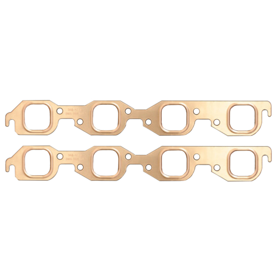SCE 1.75 x 1.75 BB Chevy Copper Embossed Exhaust Gasket