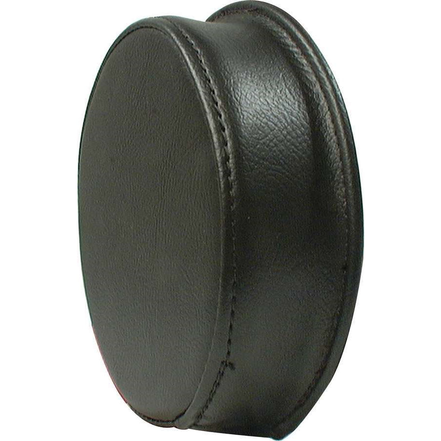 Allstar Performance Steering Wheel Pad - 6 in OD - 2-1/4 in Thick - Round - Hook and Loop Attachment - Vinyl - Black