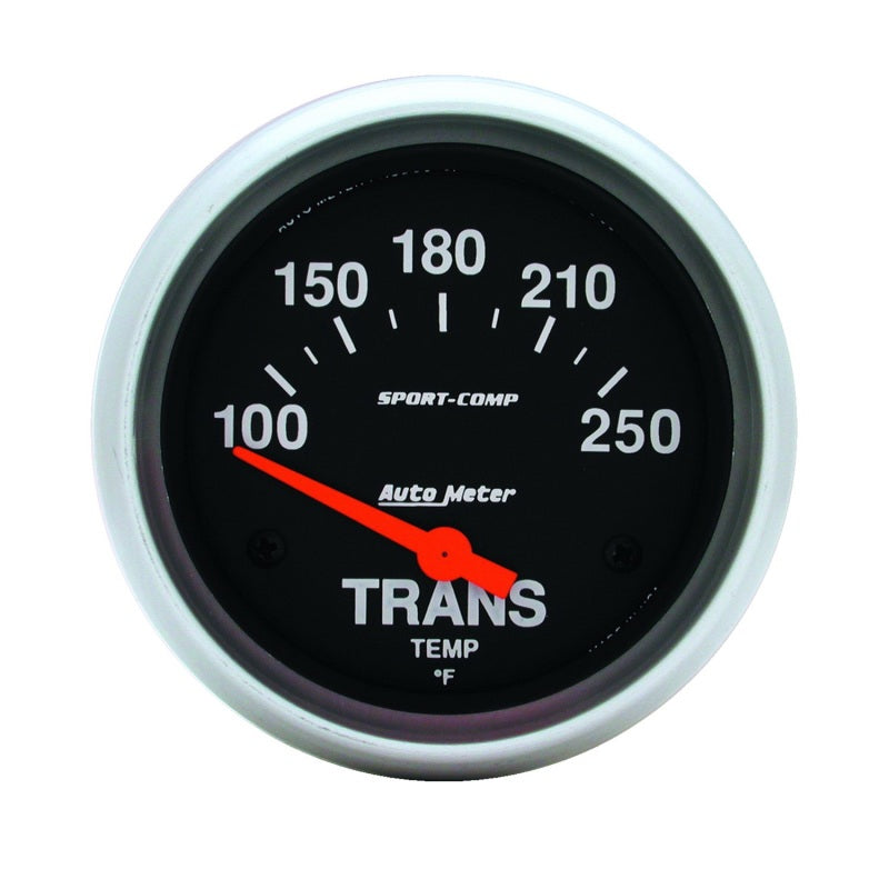Auto Meter Sport-Comp Electric Transmission Temperature Gauge - 100°-250°