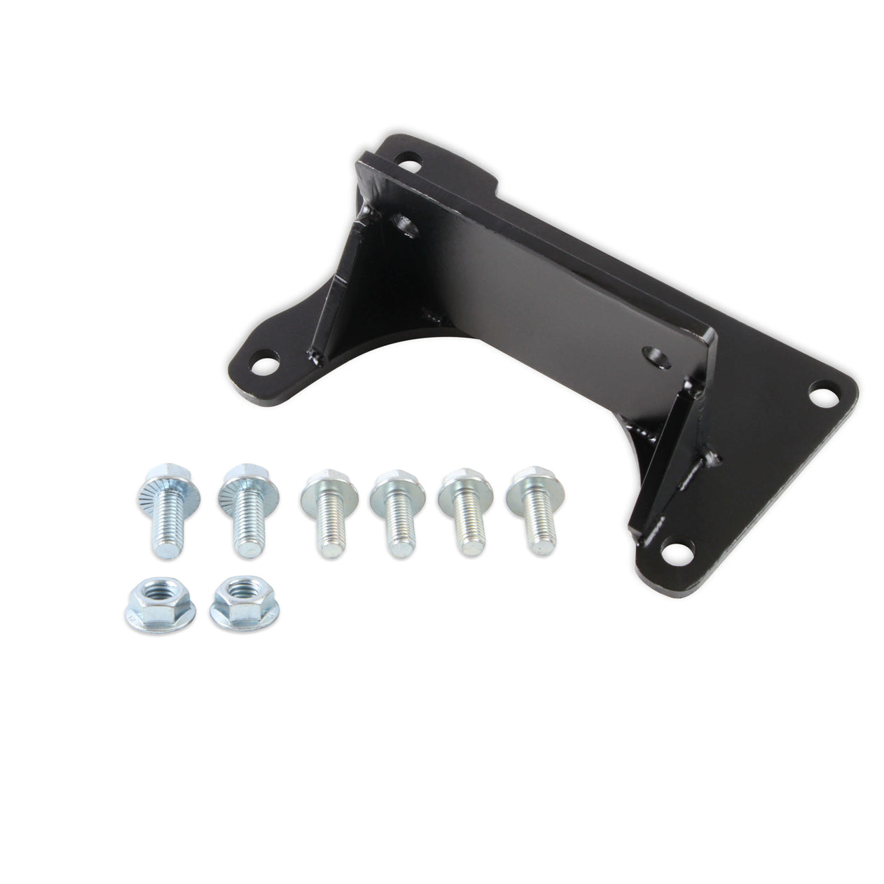 Hooker Blackheart Transmission Crossmember Adapter - Bolt-On - Steel - Black Powder Coat - Mopar Gen III Hemi - 8HP70