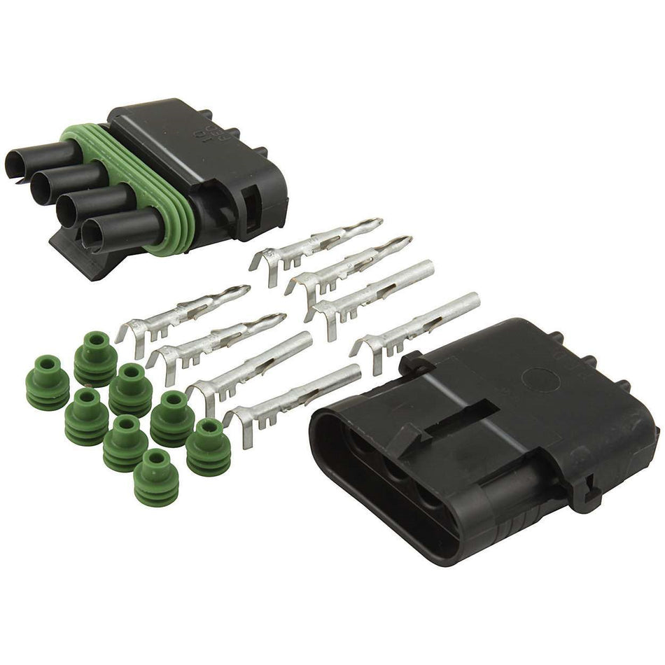 Allstar Performance Weather Pack 4-Wire Flat Connector Kit