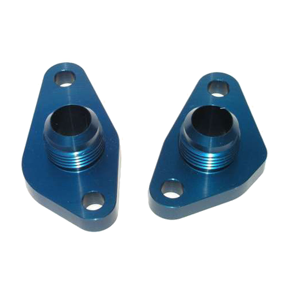 Meziere SB Ford -12 AN Water Port Adapter - Blue