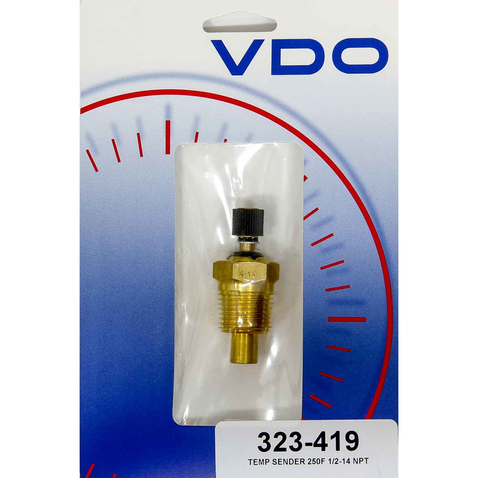 VDO Temperature Sender Electric 1/2" NPT Male 250 Degrees - Each