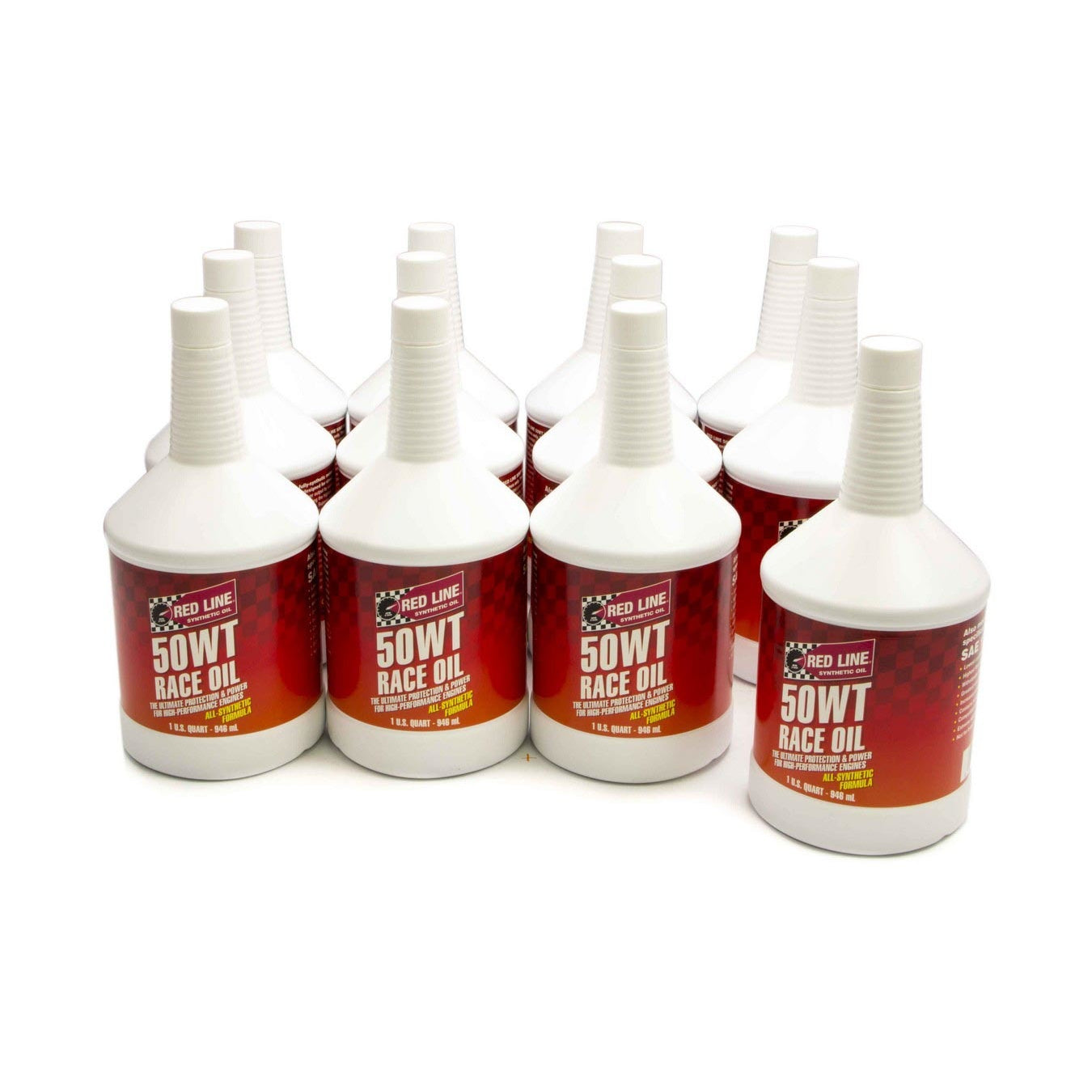 Red Line 50WT Race Oil (15W50) - 1 Quart (Case of 12)