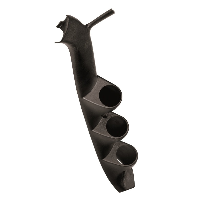 Auto Meter Pillar Gauge Pod - Three 2-1/16 in Diameter Gauges - Black - Hard Top - Ford Mustang 1987-93