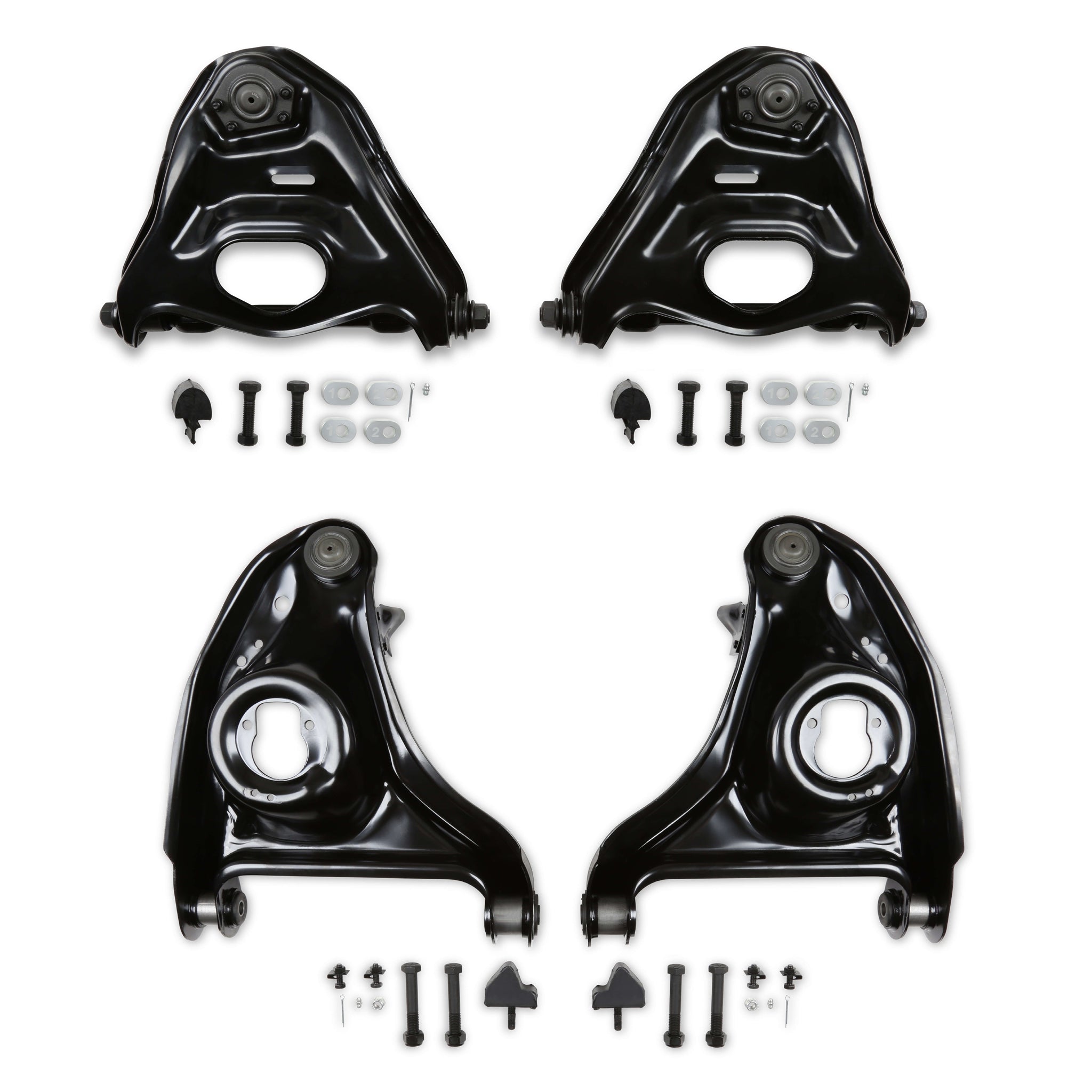Rekudo Upper / Lower Control Arm - Black - GM F-Body 1970-81