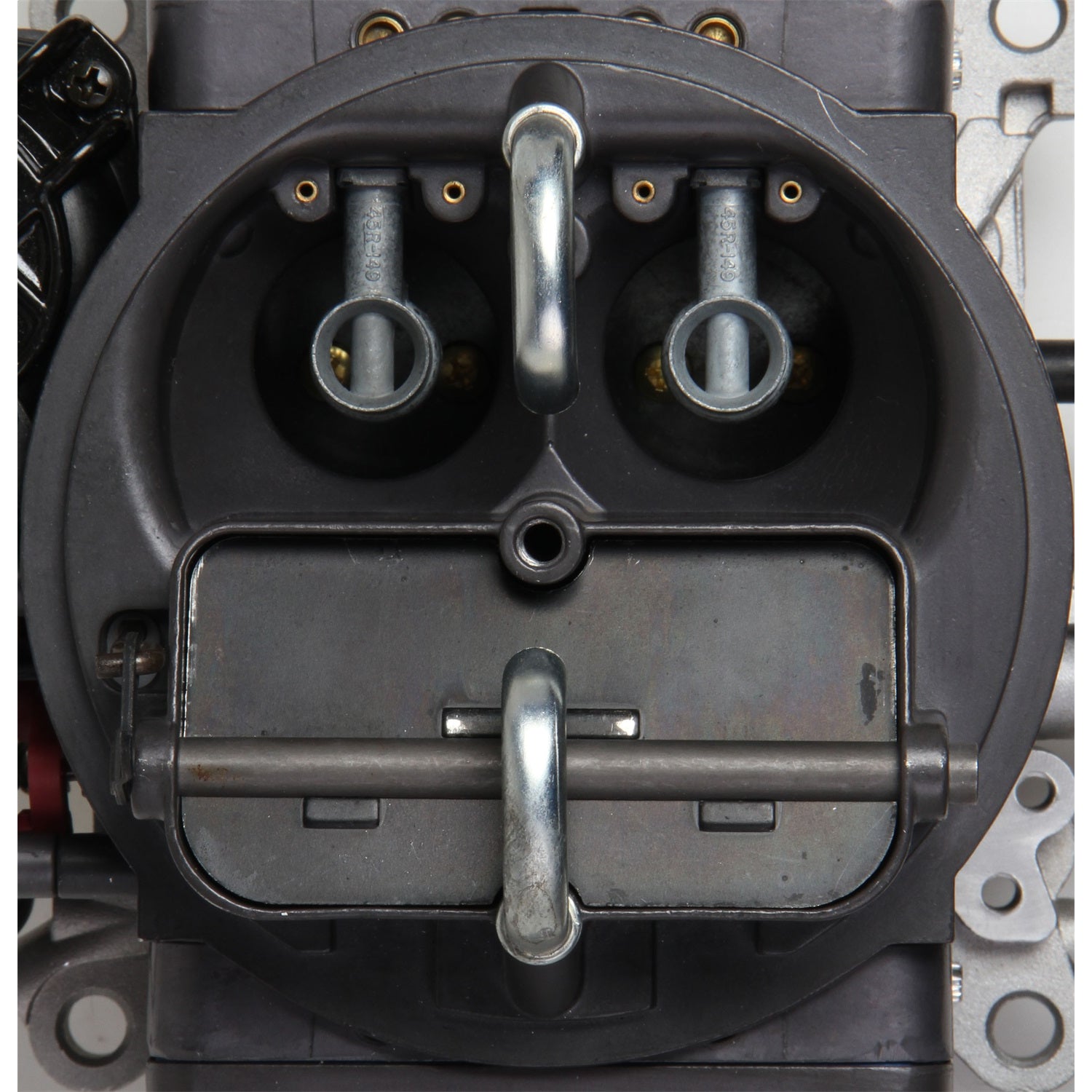 Holley Avenger Carburetor - Marine - 4-Barrel - 770 CFM - Square Bore - Electric Choke - Vacuum Secondary - Dual Inlet - Gray