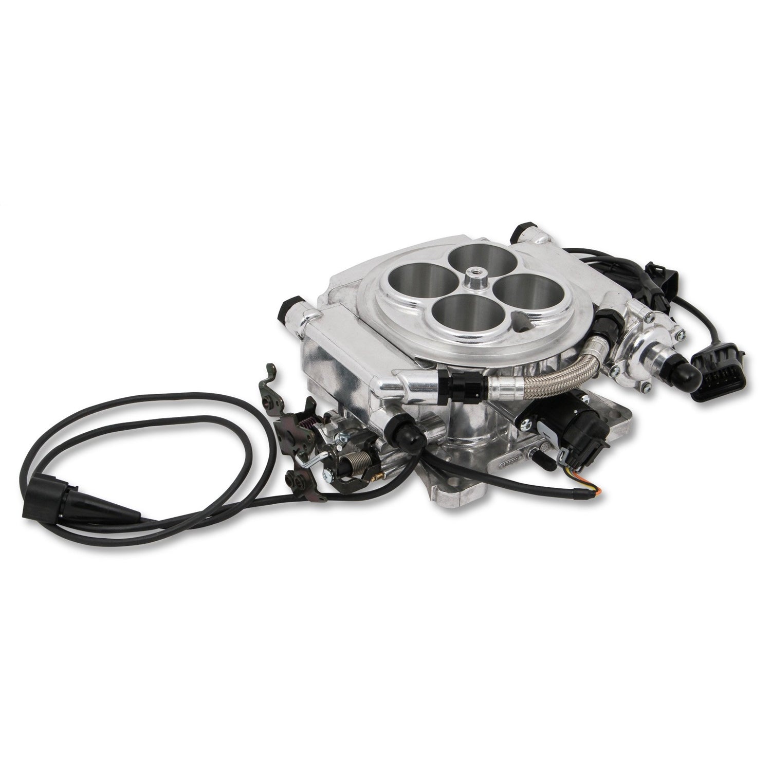 Holley Sniper EFI Super Sniper EFI Throttle Body Fuel Injection - Square Bore - Silver 550-512