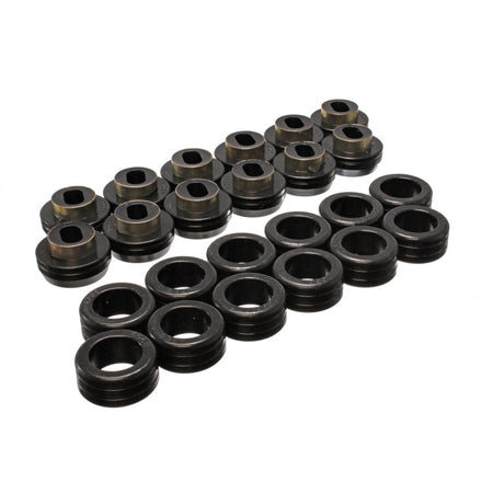 Energy Suspension Hyper-Flex Body Mount Bushing - Black / Cadmium - GM Compact SUV 1983-2004