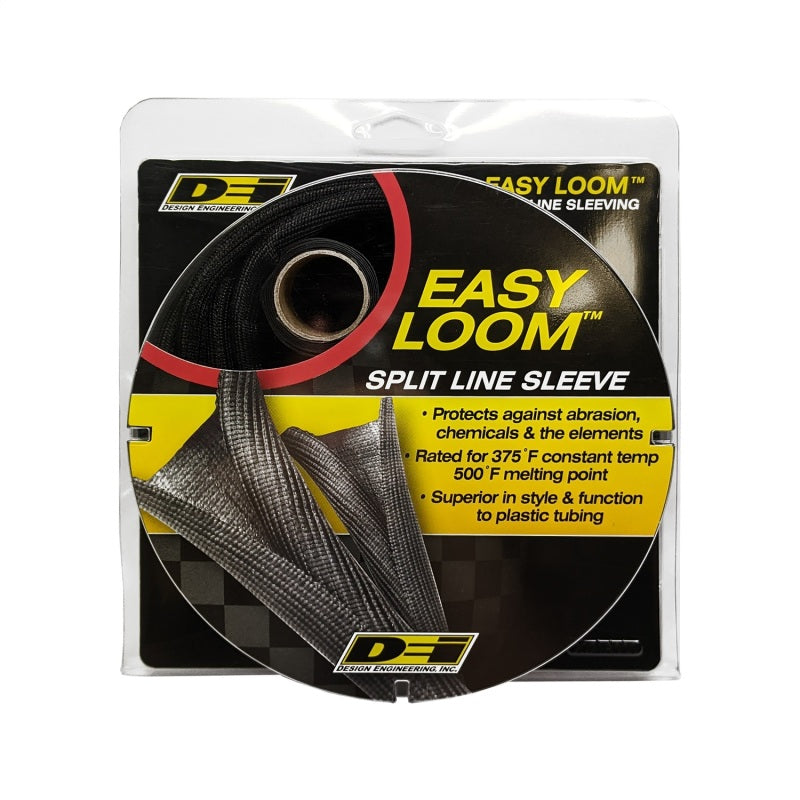 DEI Hose and Wire Sleeve - 5 mm Diameter - 20 ft - Split - Black