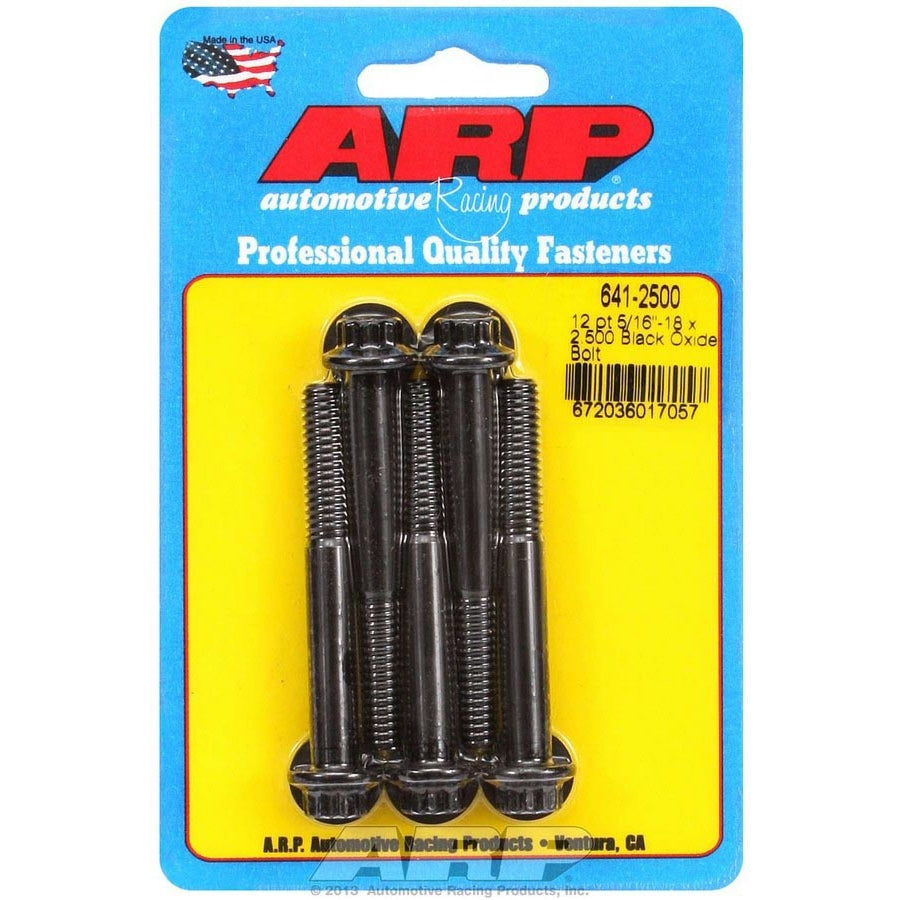 ARP Bolt Kit - 12 Point (5) 5/16-18 x 2.500