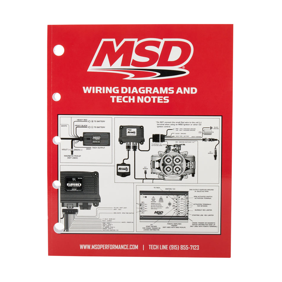 MSD Wiring Diagrams, Tech Notes