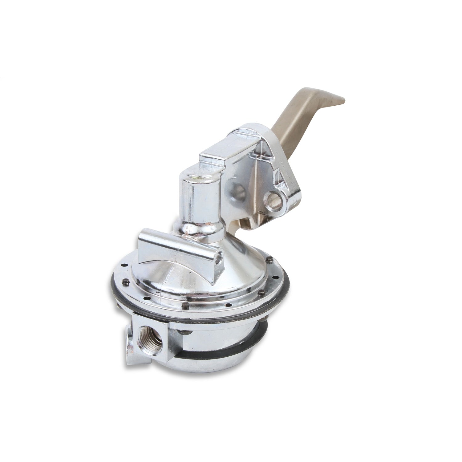 Holley Mechanical Fuel Pump - 110 gph - 6.5-8 psi - 3/8 in NPT Female Inlet / Outlet - Polished - Gas - Small Block Ford