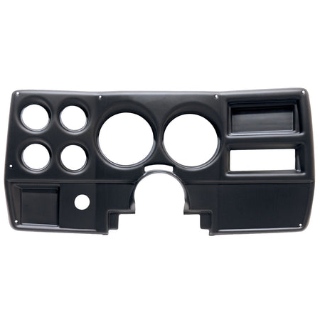 Auto Meter Direct-Fit Dash Panel - Four 2-1/16" Holes - Two 5" Holes - Plastic - Black - No Vents