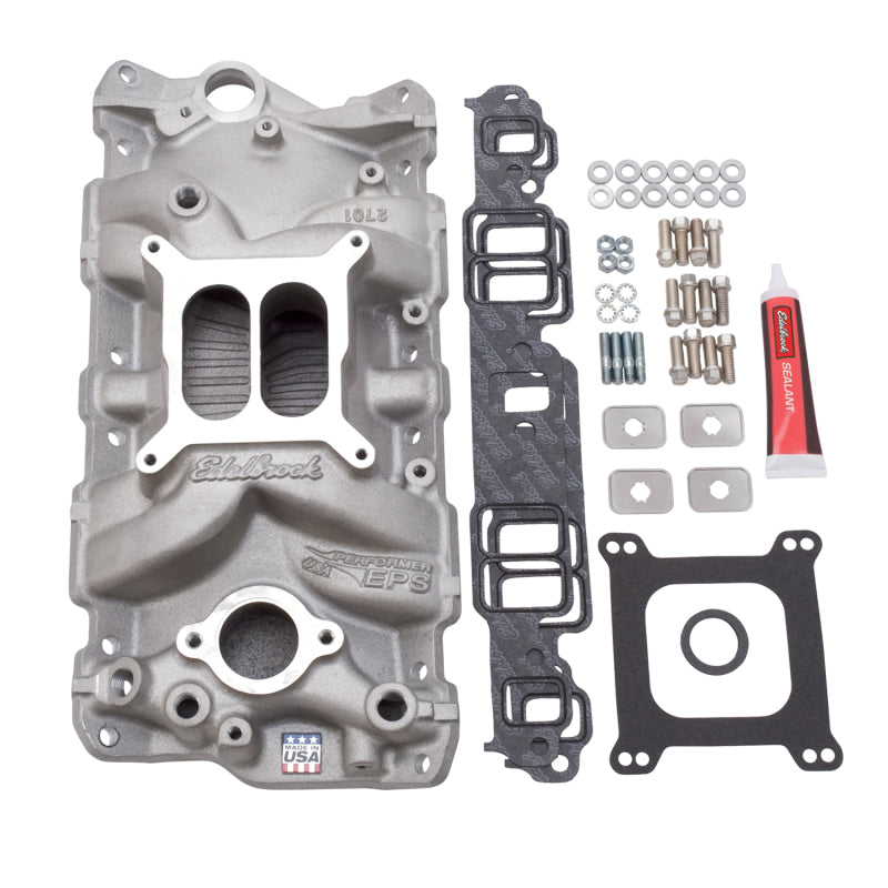 Edelbrock SB Chevy 2701 Intake Manifold & Installation Kit