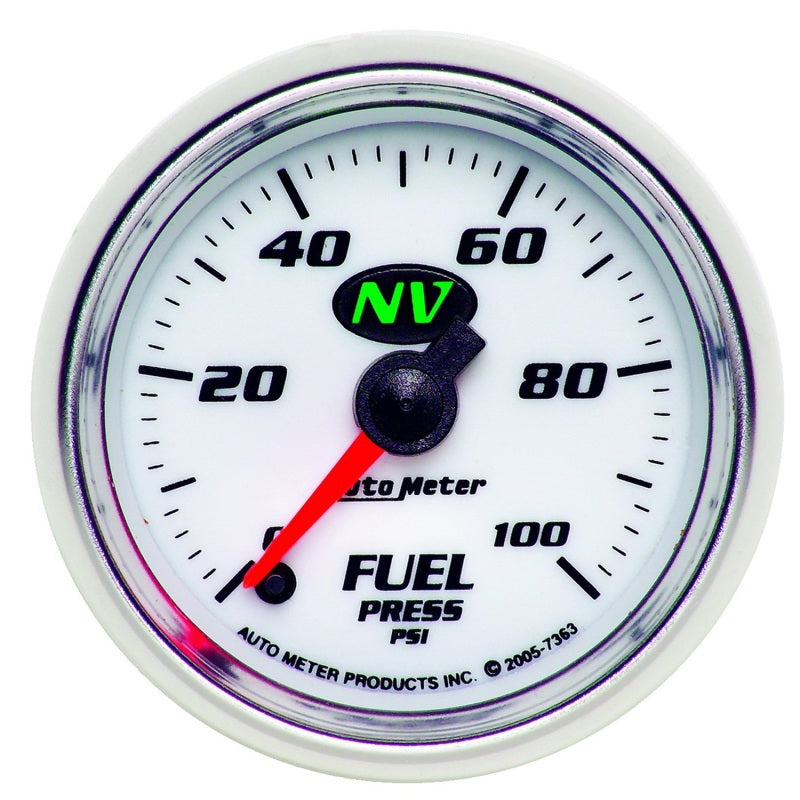 Auto Meter NV Electric Fuel Pressure Gauge - 2-1/16"
