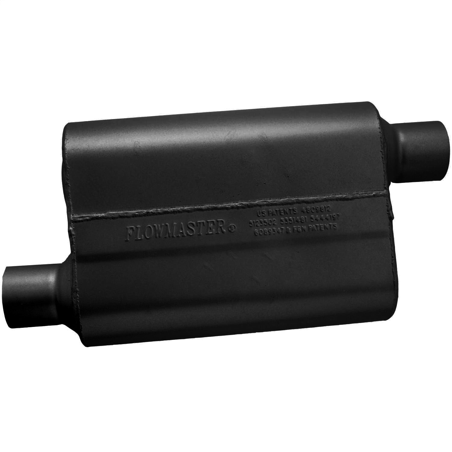 Flowmaster 40 Series Delta Flow Muffler - 2.5" Offset - Inlet / 2.5" Opposite Side Offset Outlet