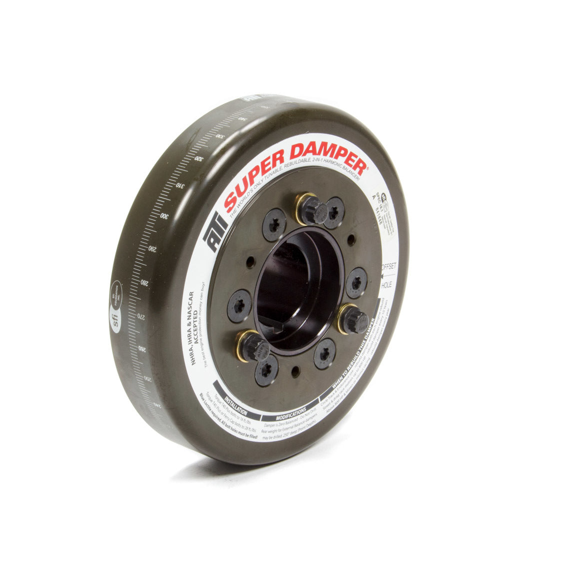 ATI Products Super Damper Harmonic Balancer 7.074" OD SFI-18.1 Dual Keyway - Steel