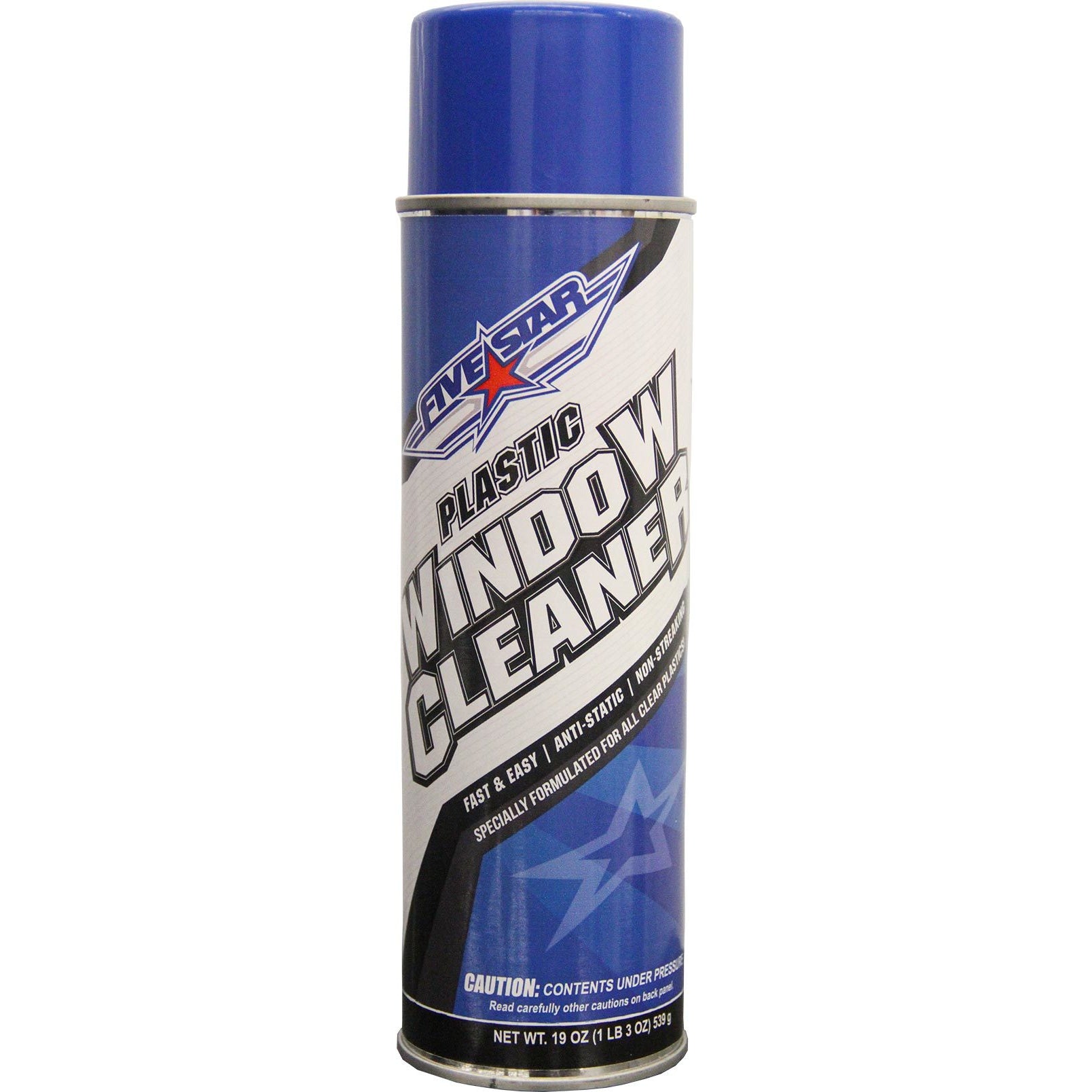 Five Star Plastic Window Cleaner - Aerosol Can - 19oz