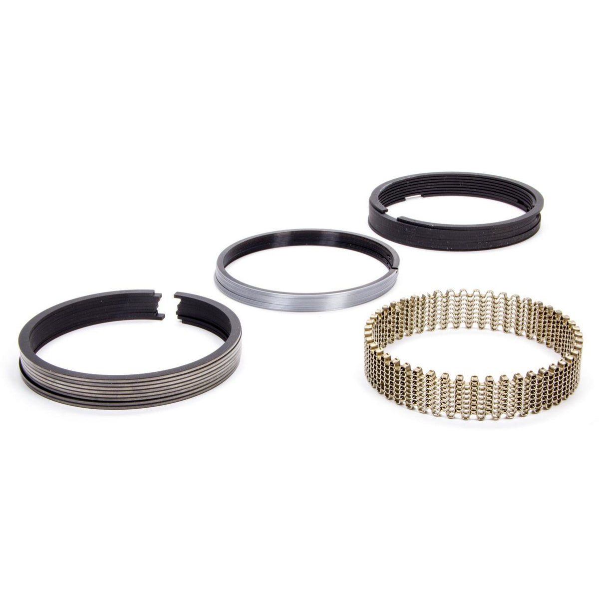 Hastings 4.145" Bore Piston Rings 5/64 x 5/64 x 3/16" Thick Standard Tension Moly - 8 Cylinder