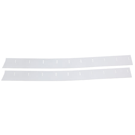 Five Star 1981-88 Monte Carlo Steet Stock Wear Strips - Lower Nose - White (Pair)