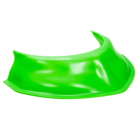 Dirt Defender 3-1/2" Height Hood Scoop 20" Wide Tapered Front Plastic - Fluorescent Green