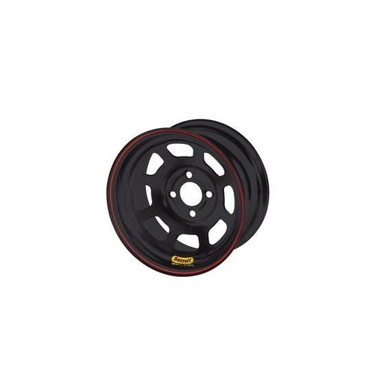 Bassett Racing Wheels 8 Spoke D-Hole Lightweight Wheel 14 x 8" 1.000" Backspace 4 x 4.25" - Steel