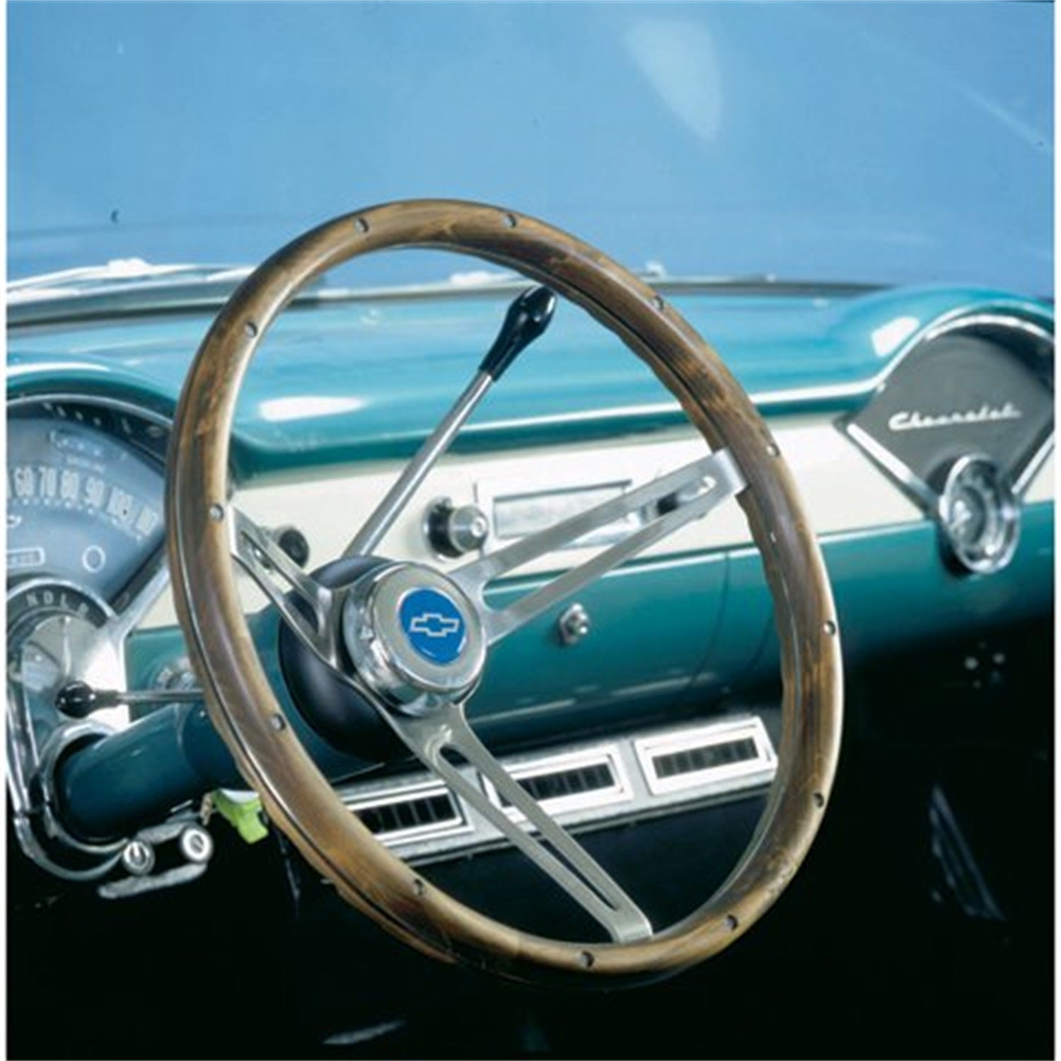 Grant Classic Nostalgia GM Steering Wheel - 15" - Walnut