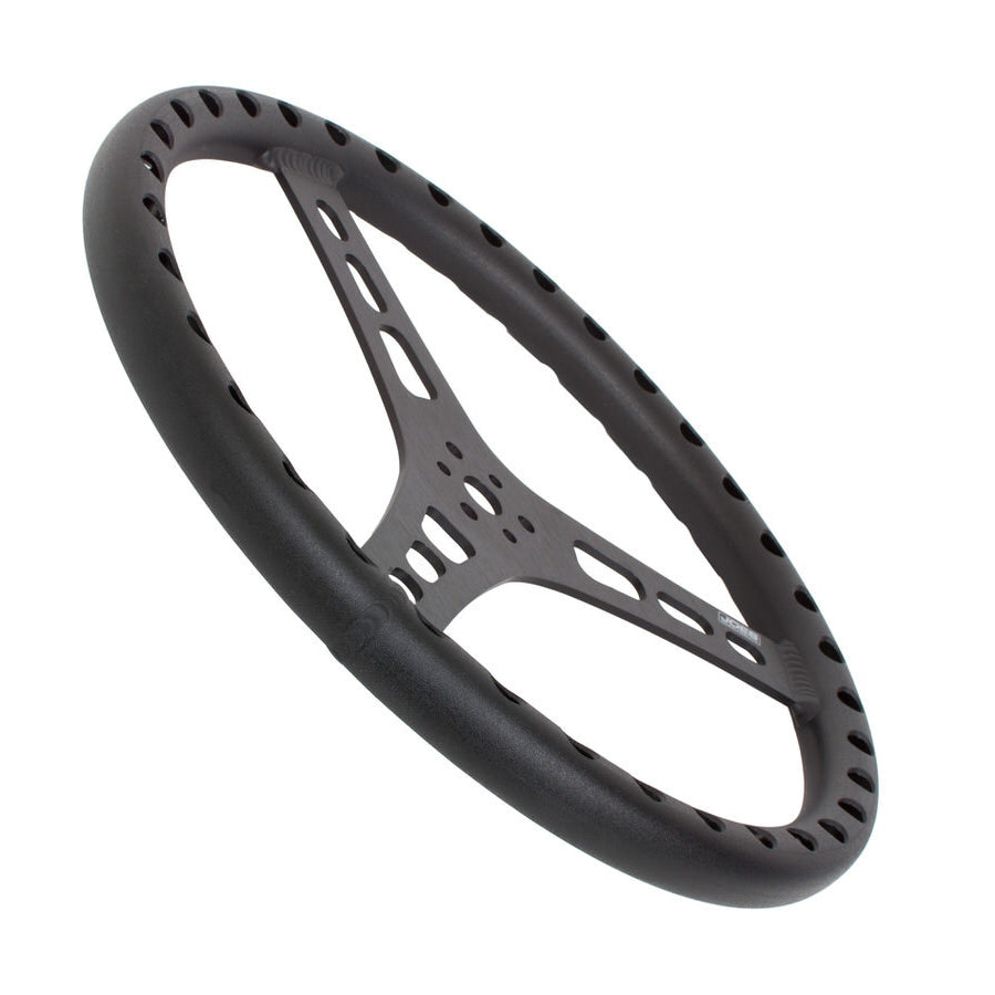 JOES Lightweight Steering Wheel - Black - 15" Flat