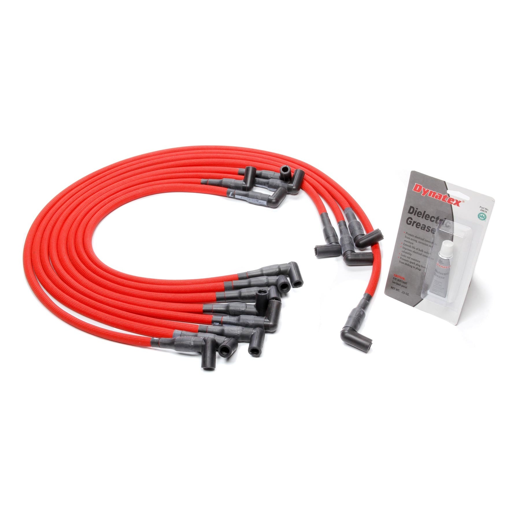 D.U.I. Live Wires Plug Wire Set - SB Chevy - 1-4 Around Front, 5-8 Under Headers, 90 Boots