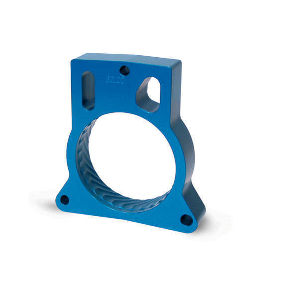 Jet Powr-Flo Throttle Body Spacer - 1 in Thick - Blue Anodized - Mopar Gen III Hemi - Various Applications