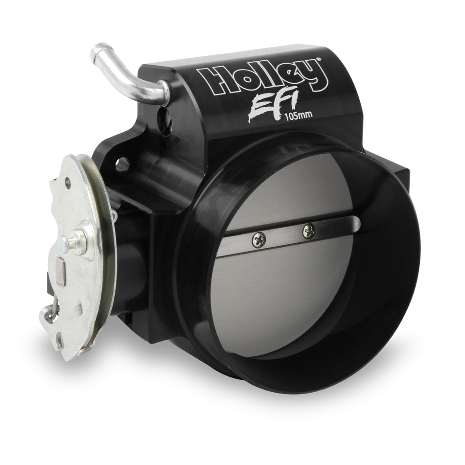 Holley EFI Billet 105mm LS Throttle Body w/Low RPM Taper - Black