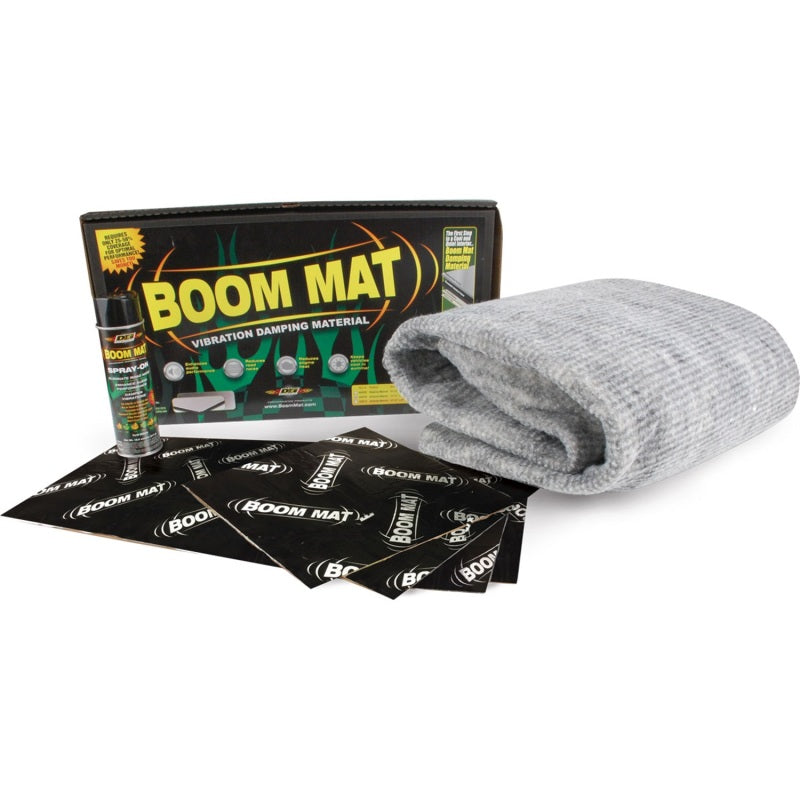 DEI Thermal and Acoustics Interior Kit Heat and Sound Barrier 25 Sq ft Boom Mat 35 Sq ft Under Carpet Lite Boom Mat Glue - Small Car