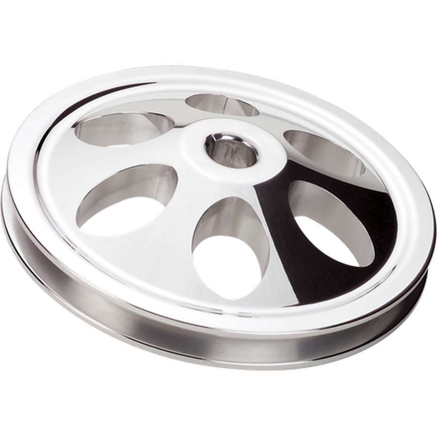 Billet Specialties Power Steering Pulley - Polished - GM - 1/8 in. Keyway