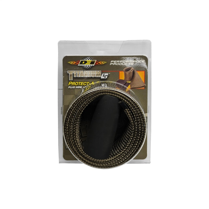 DEI Protect-A-Sleeve Hose and Wire Sleeve 2" ID 3 ft Woven Titanium - Silver