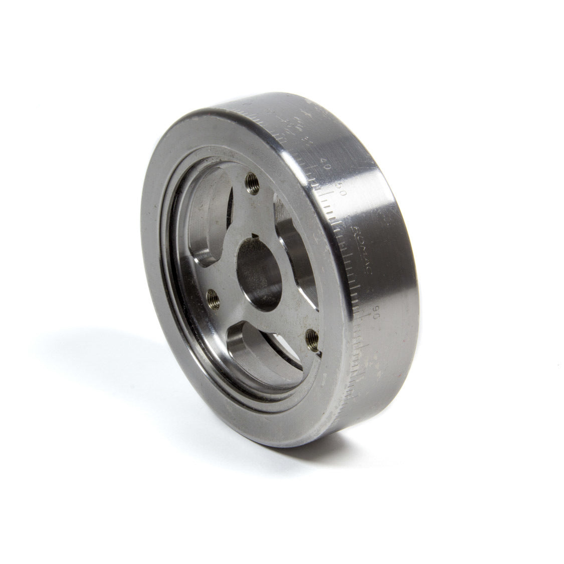 ROLLMASTER-ROMAC Red Series Harmonic Balancer 6.000" OD SFI-18.1 Steel - Clear Powder Coat