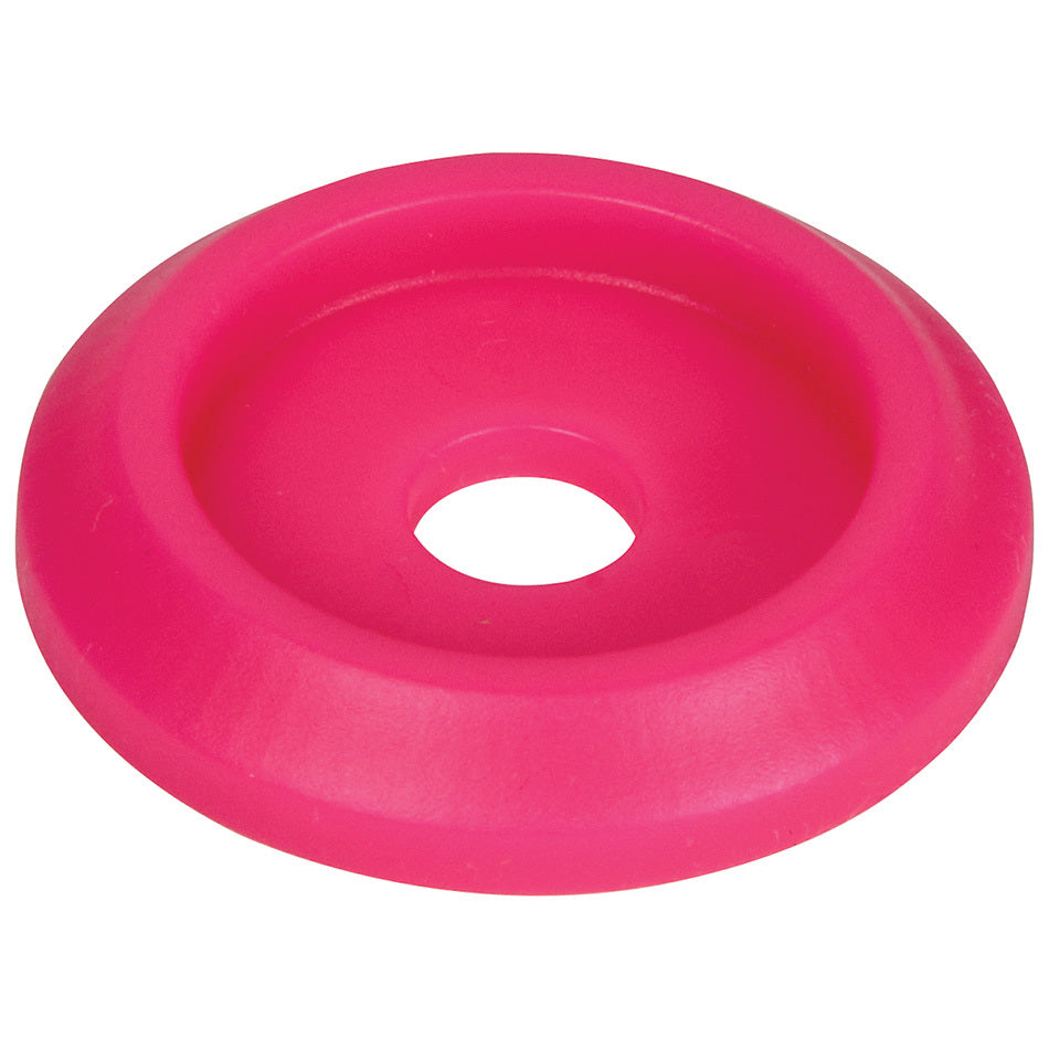 Allstar Performance Countersunk Body Bolt Washer - 1/4" ID - 1" OD - Plastic - Pink (Set of 50)