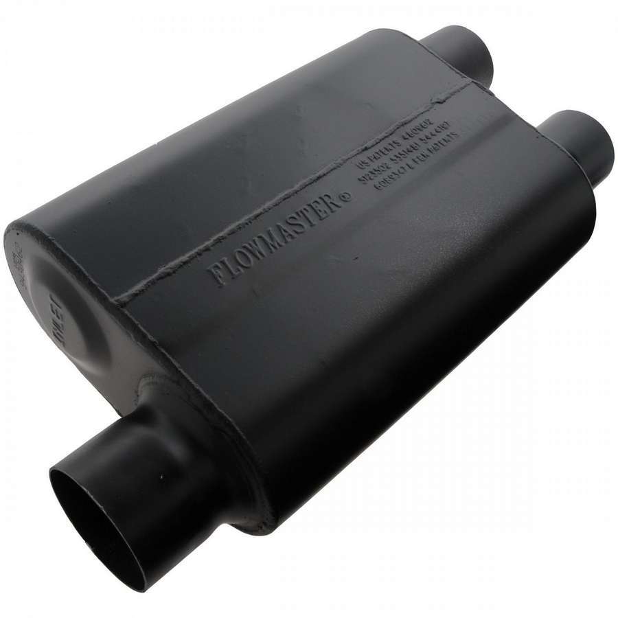 Flowmaster Super 44 Delta Flow Muffler - 3" Offset - Inlet / 2.5" Dual Outlet