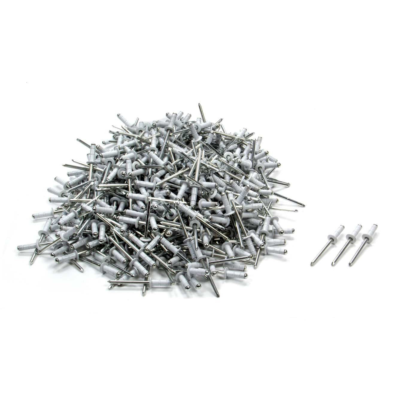 Five Star Avex Rivets: Small Head - 3/16" - White - (500 Box)