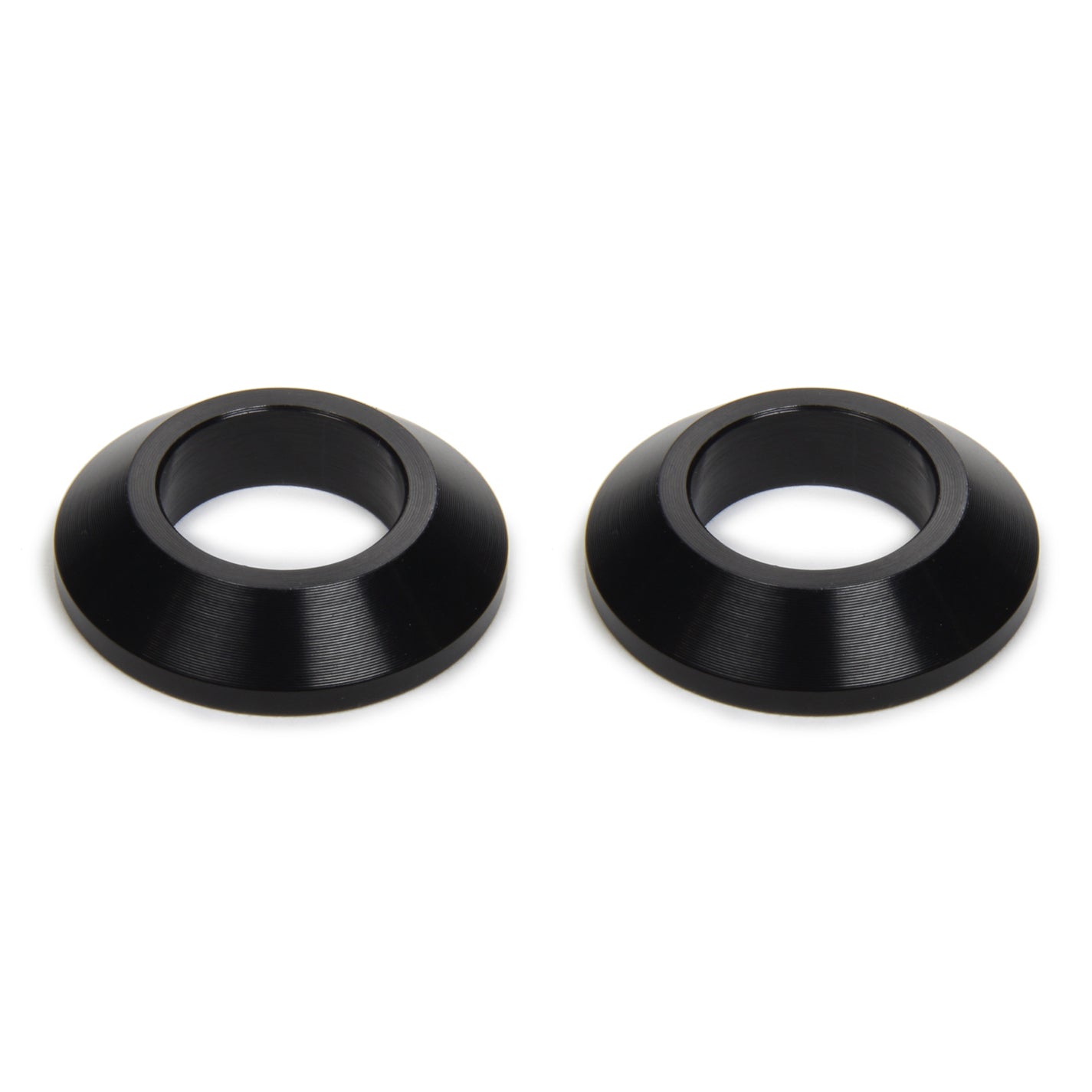 Ti22 Tapered Spacer - 1-1/2" OD - 1/4" Thick - Aluminum - Black - Universal - (Pair)