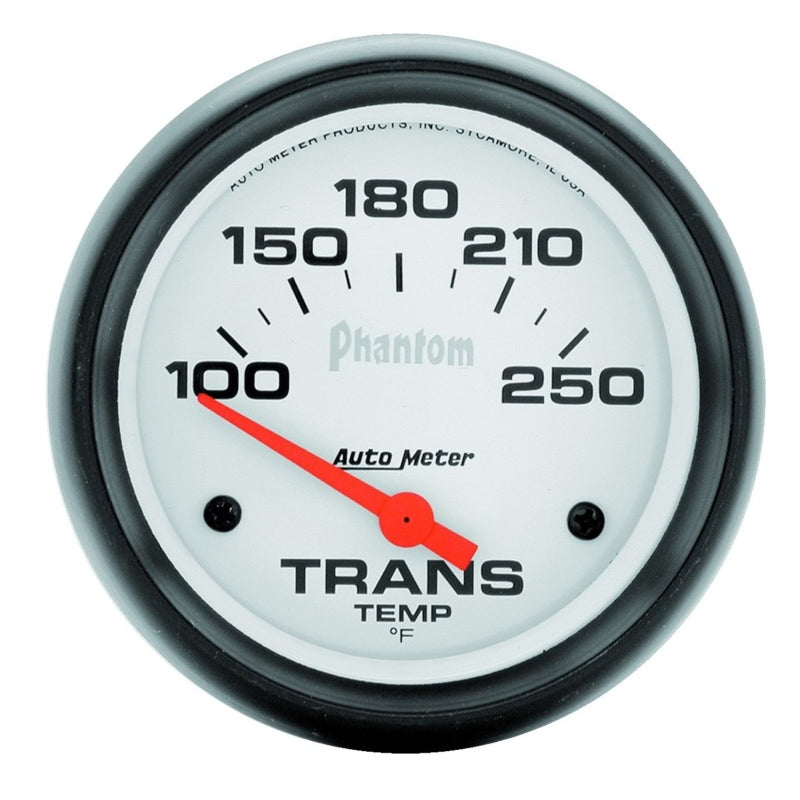 Auto Meter 2-5/8" Phantom Electric Transmission Temperature Gauge - 100-250°