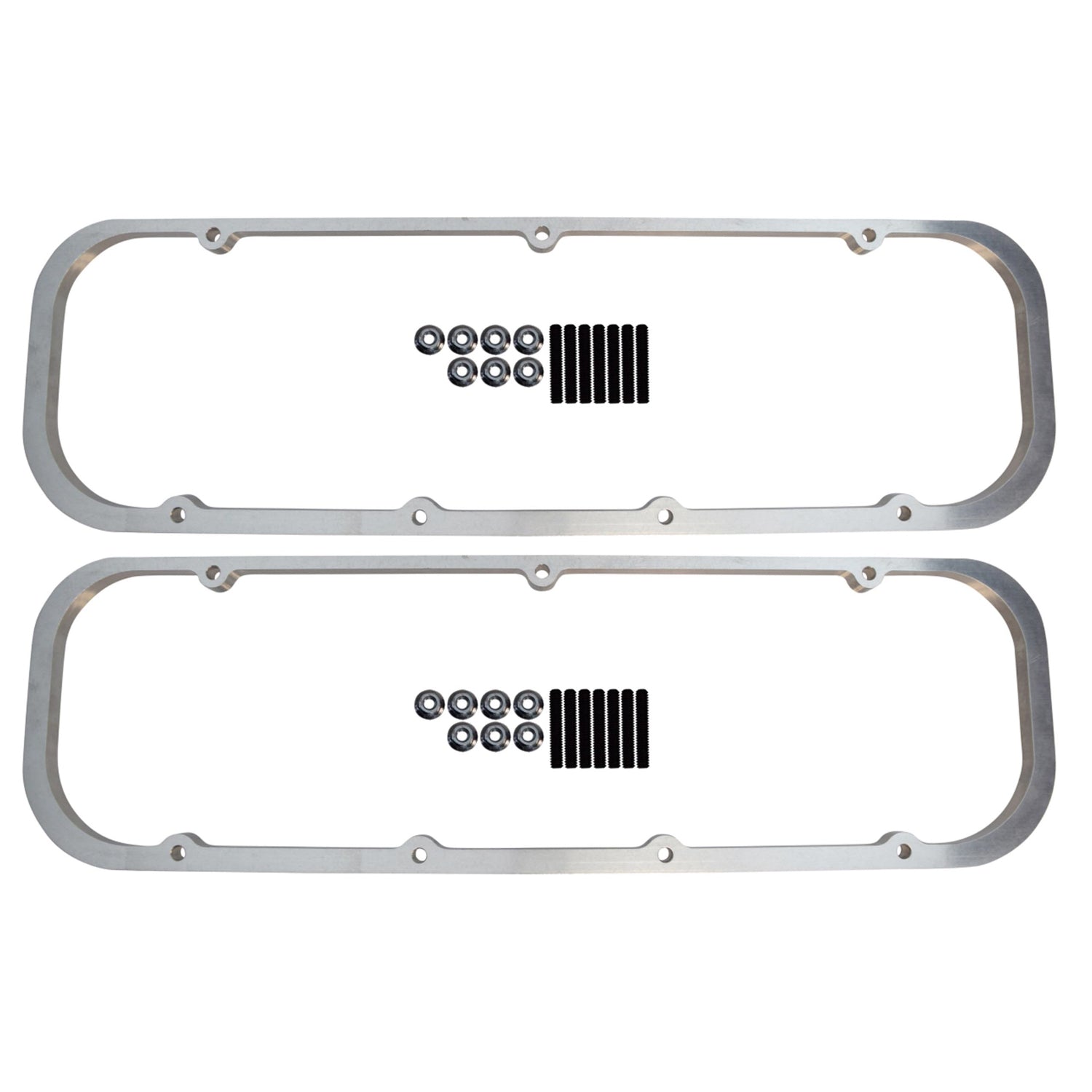 ICT Billet Valve Cover Spacer - 0.500 in Tall - Big Block Chevy (Pair)