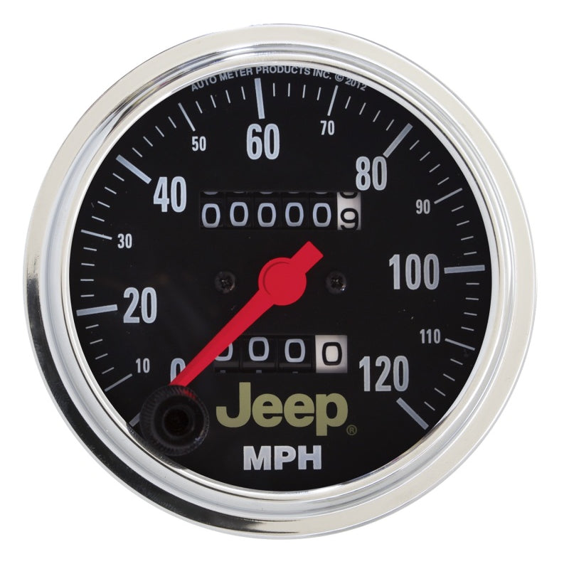 Auto Meter 3-3/8 120MPH Speedometer- Jeep Series