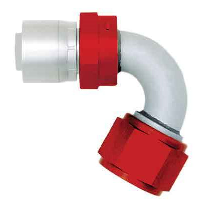 Aeroquip Lightweight Aluminum -08 AN 120 Crimp Swivel Hose End