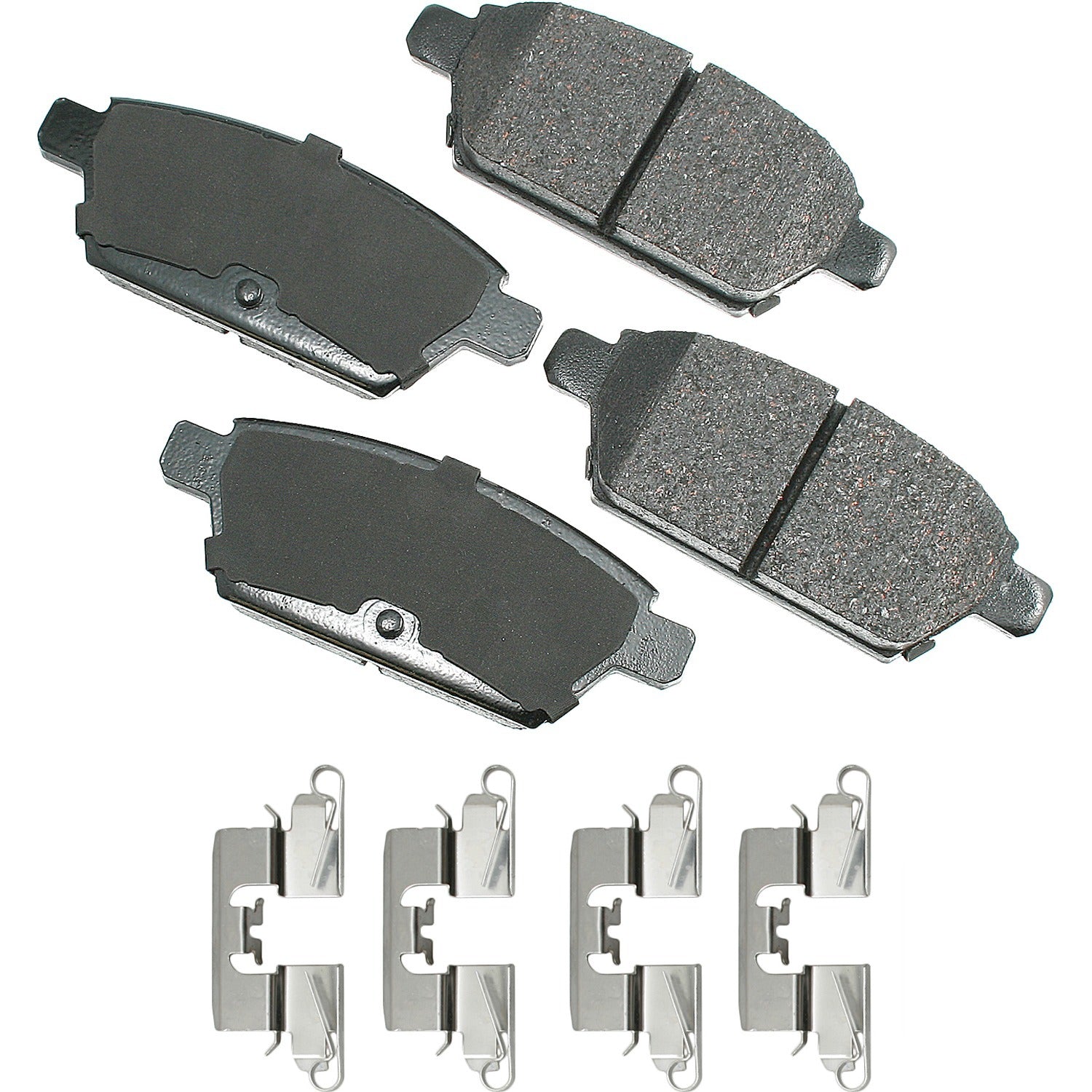 Akebono Brakes ProACT Rear Brake Pads - Ford/Lincoln/Mercury/Mazda 2006-2013 (Set of 4)