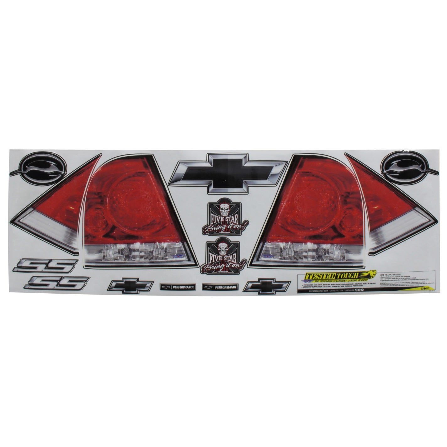 Five Star Impala Tail Only Graphics Kit