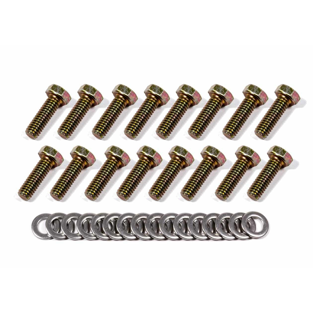 Weld Racing 12 Point Head Beadlock Bolt Kit Steel Natural 13/15" Wheels - Set of 16