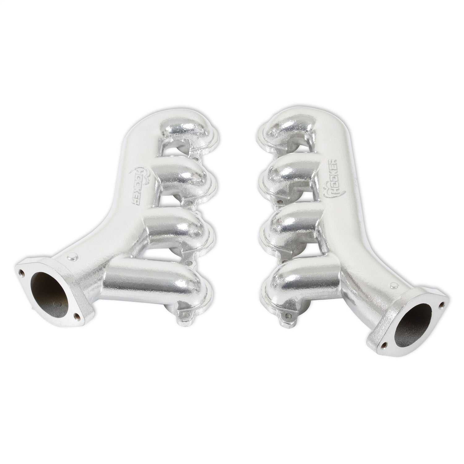 Hooker BlackHeart BlackHeart Exhaust Manifold - Silver Ceramic-Coated - GM LS-Series (Pair)