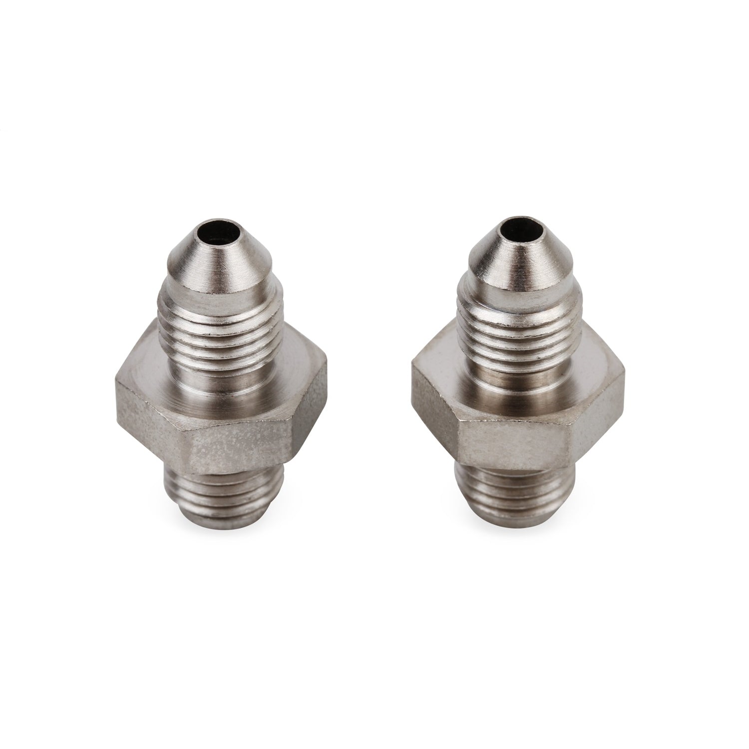 Earl's Steel Brake Adapter -03 AN to 3/8-24 Inverted Flare - Short - (2 Pack)