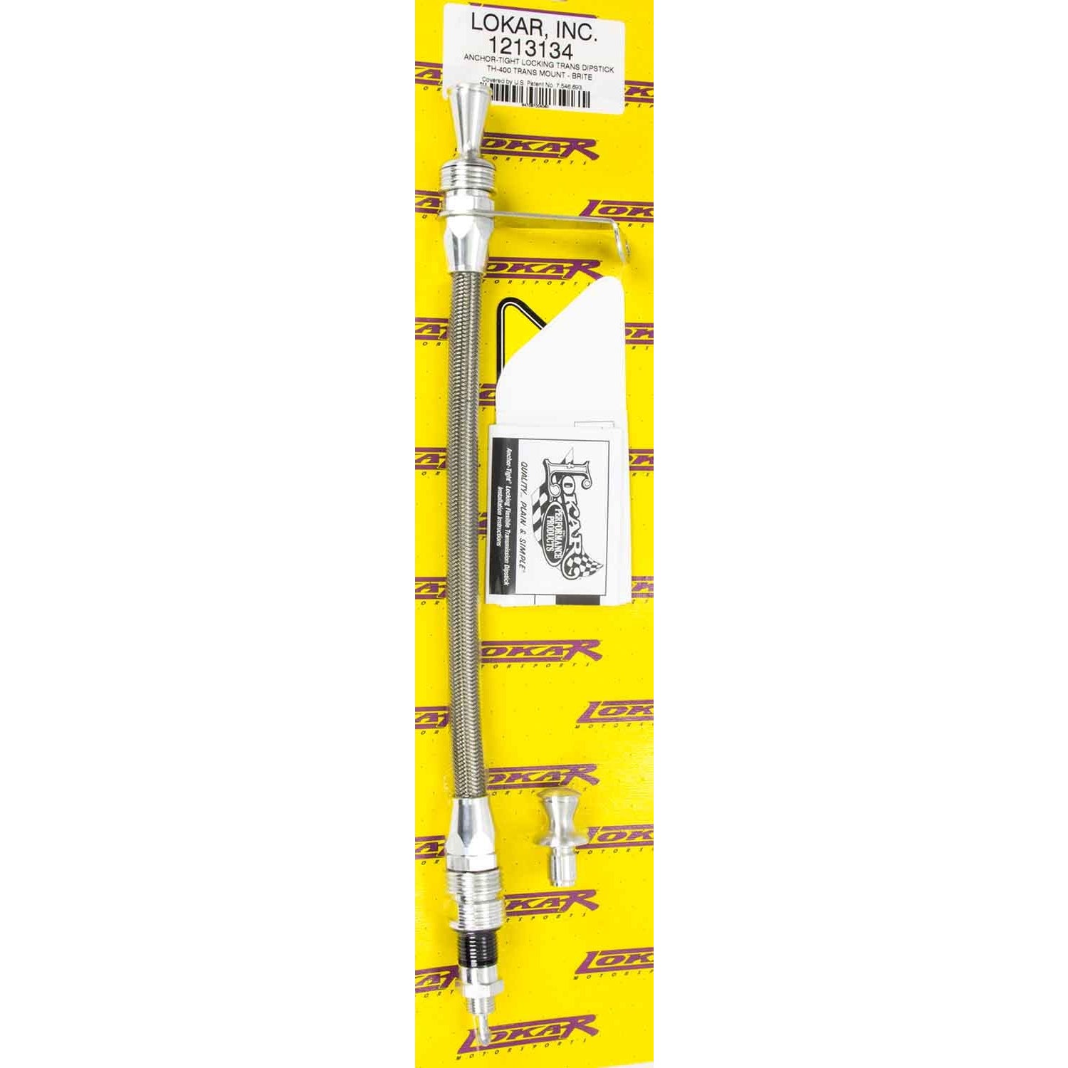 Lokar Anchor-Tight Locking Flexible Transmission Dipstick - TH-400 Tranmission Mount